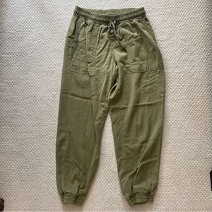 Zara green jogger size medium